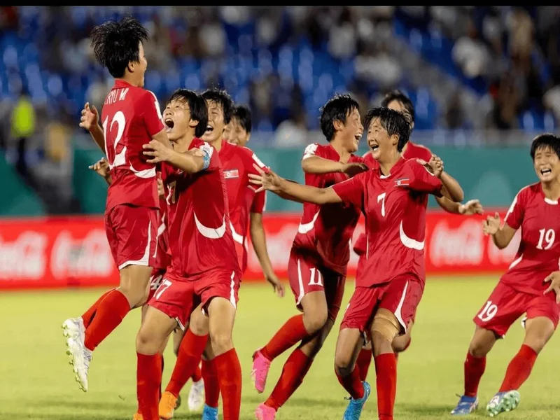 半场-U17中国女足1-2朝鲜女足U17 女足姑娘5分钟丢2球刘雨希破门